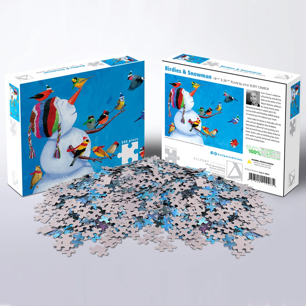 Birdies & Snowman Puzzle