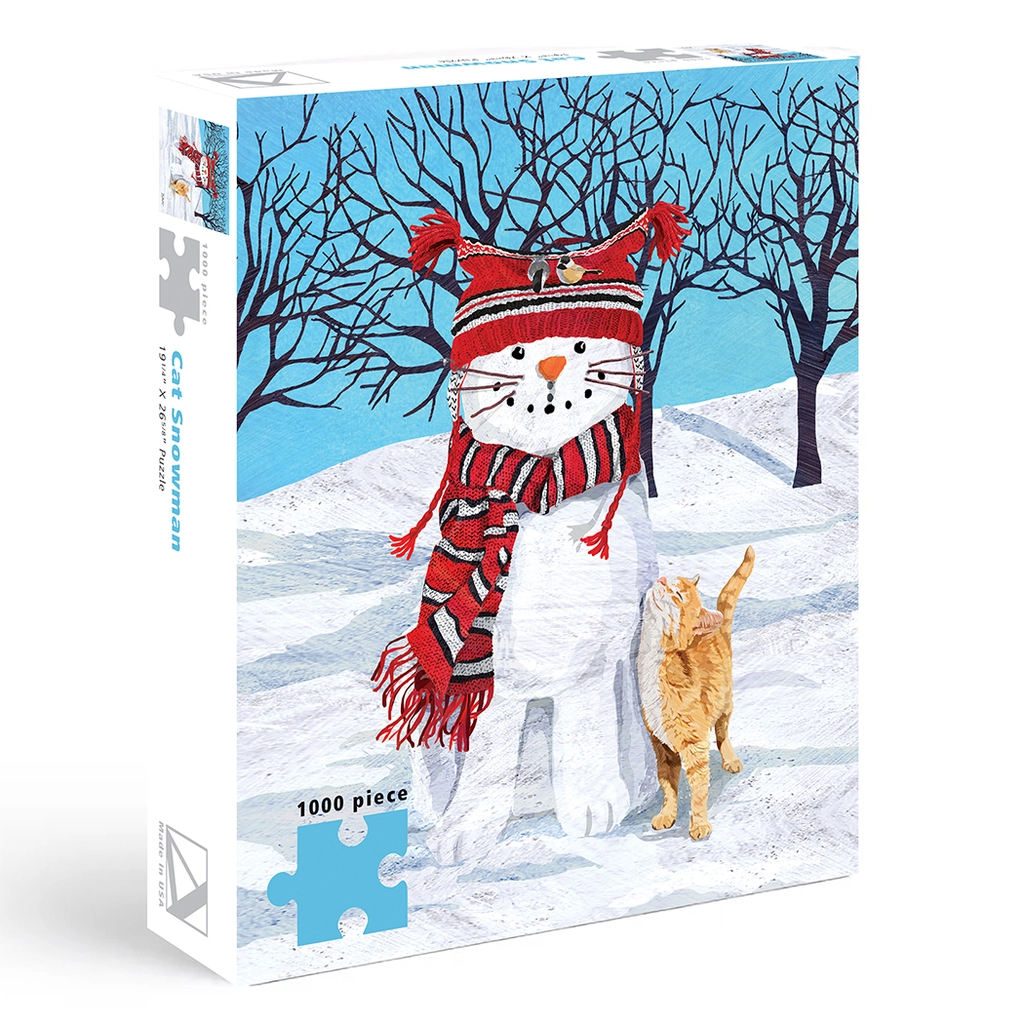 Cat Snowman Puzzle 1000pc