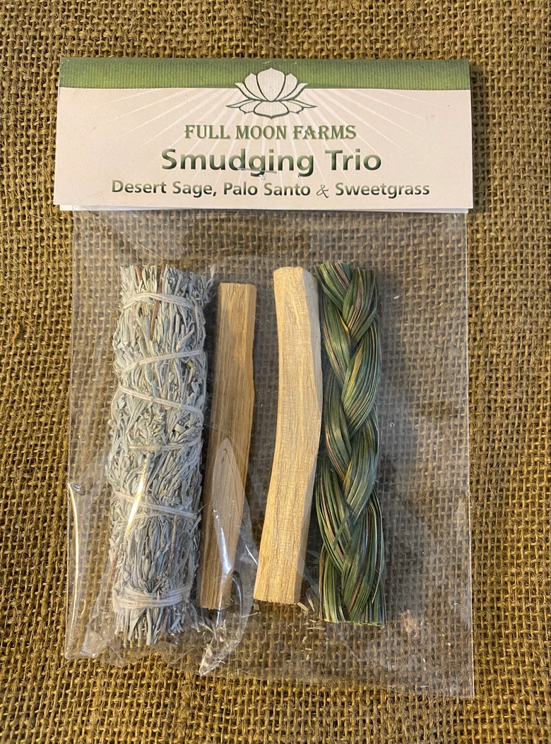 Smudging Trio Desert Sage, Palo Santo + Sweetgrass