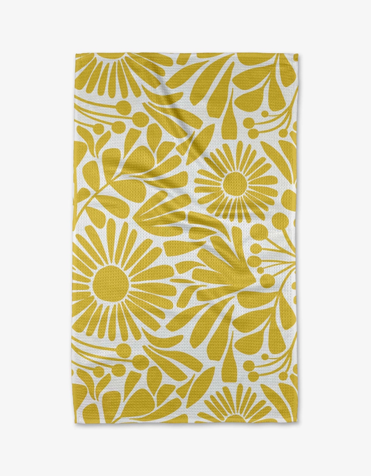 Geometry Tea Towel: Sunlit Blooms