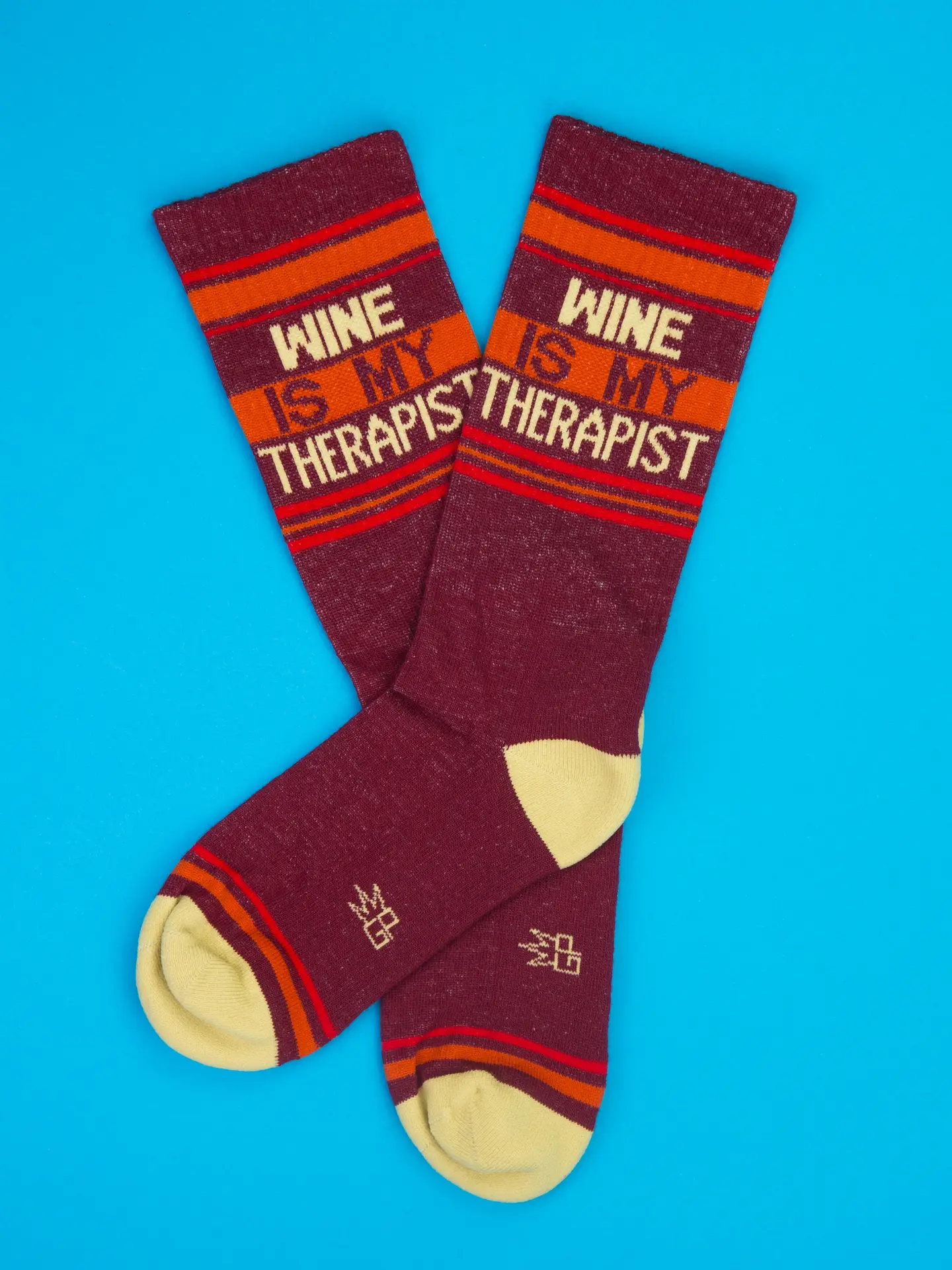 Wine Is My Therapist Crew Socks