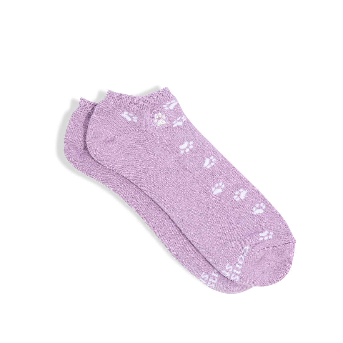 Ankle Socks That Save Dogs Purple Paw Prints