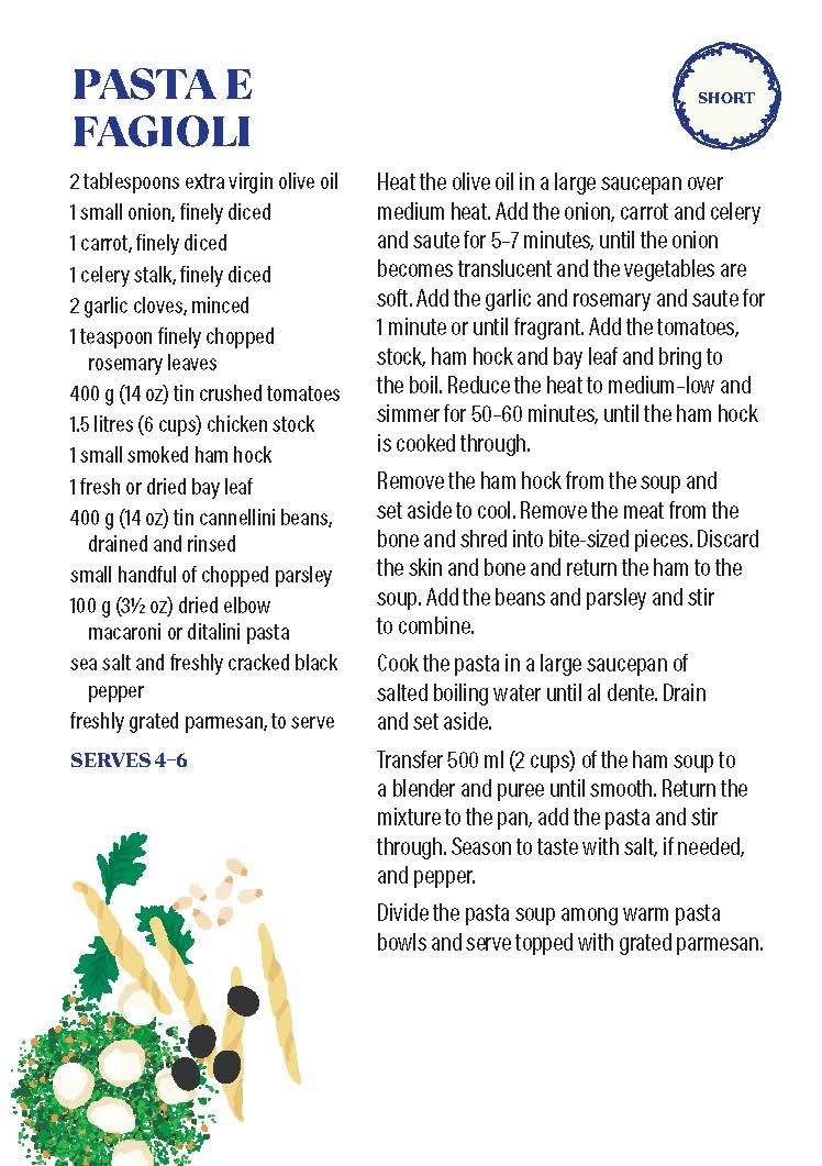 Pasta 101 Deck of Cards