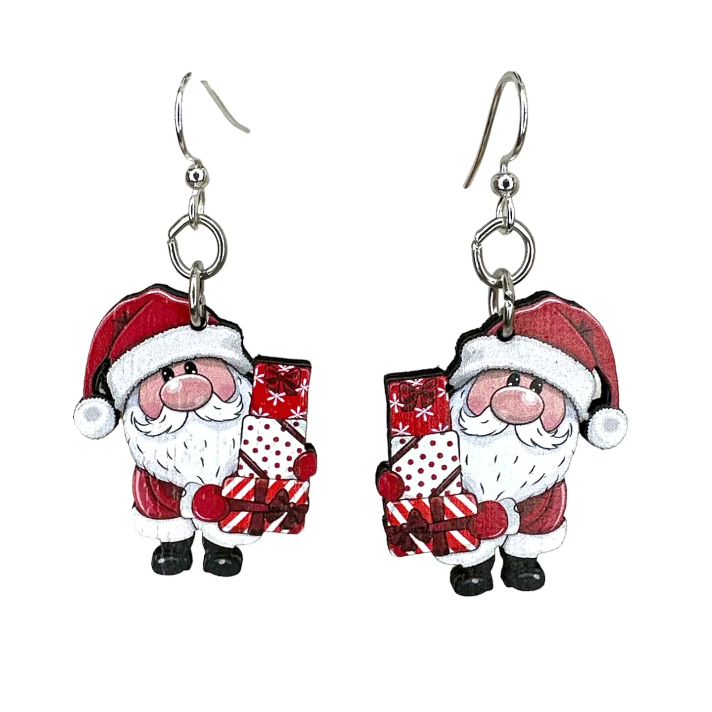 Little Santa Earrings