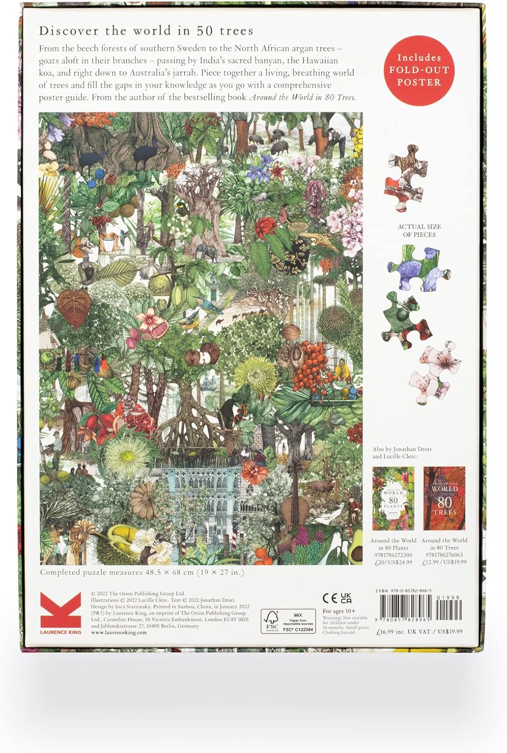 Around the World in 50 Trees Puzzle