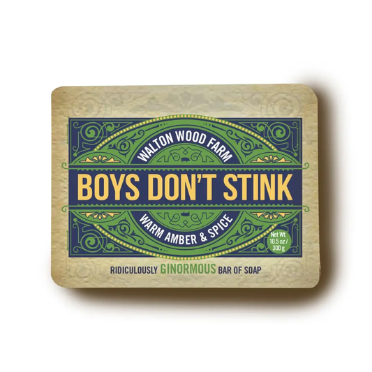 Boys Don't Stink Soap - Warm Amber & Spice