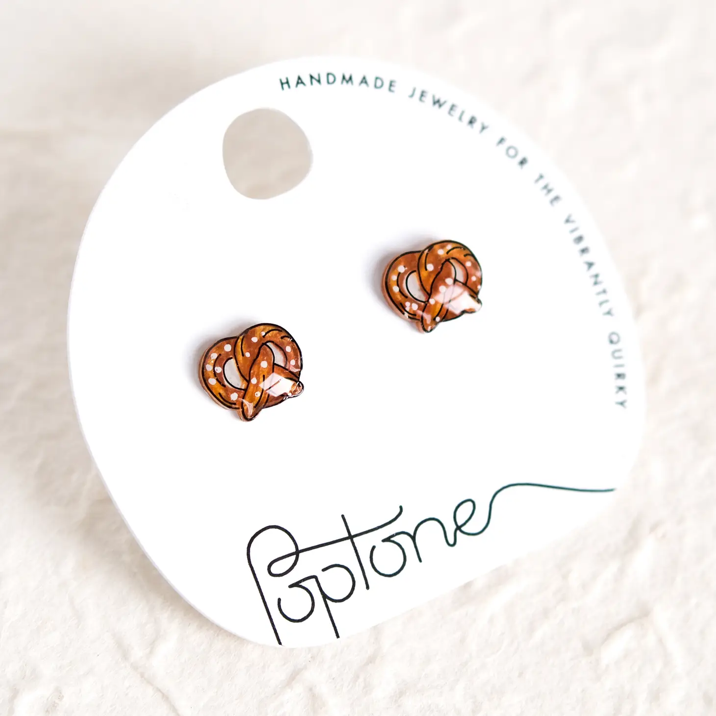 Pretzel Stud Earrings