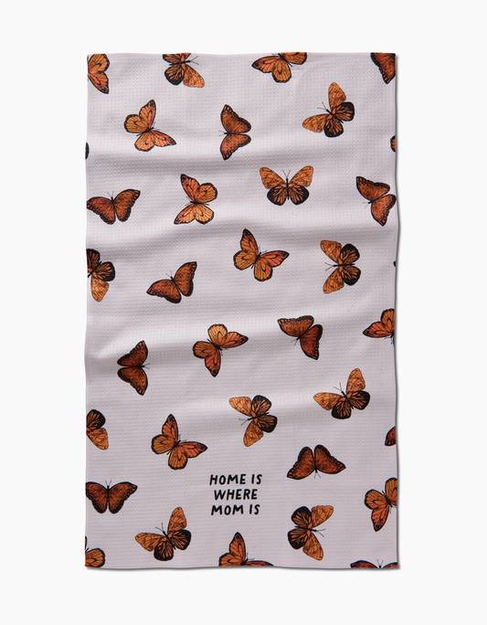 Geometry Tea Towel: Mom Flutter Love