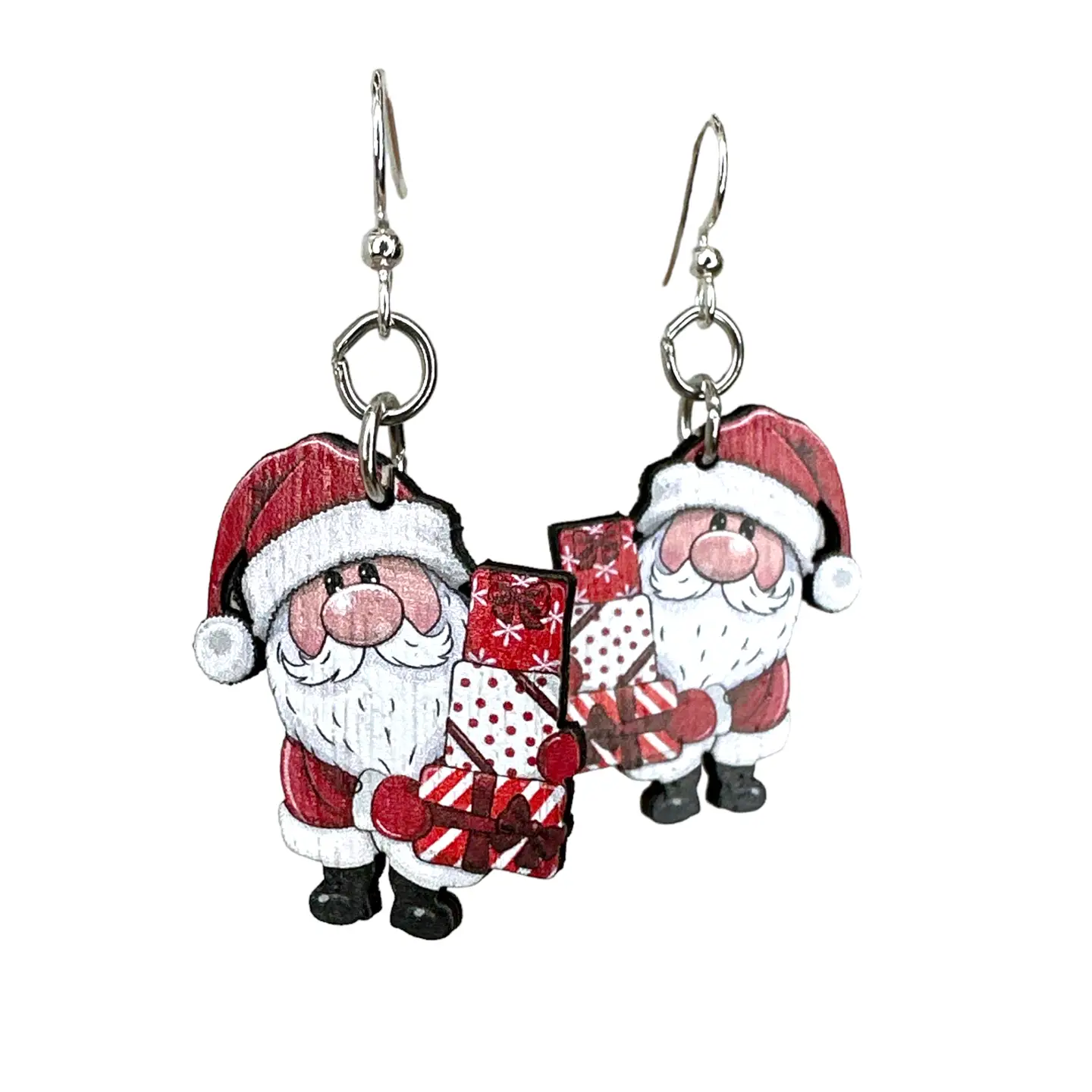 Little Santa Earrings