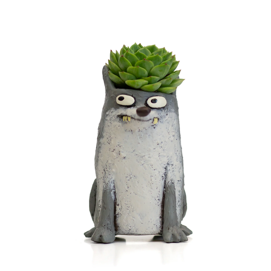 Fang Wolf Planter