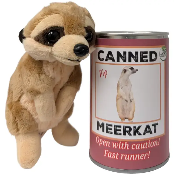 Canned Pip the Meerkat Stuffed Animal