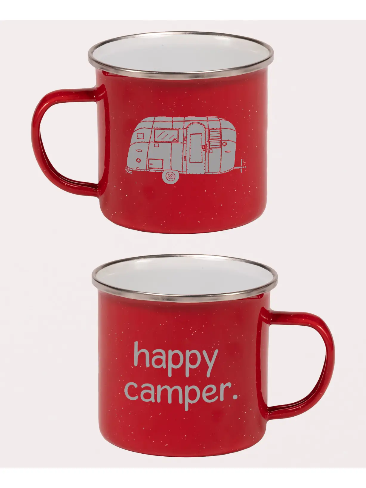 Happy Camper Enamel Mug