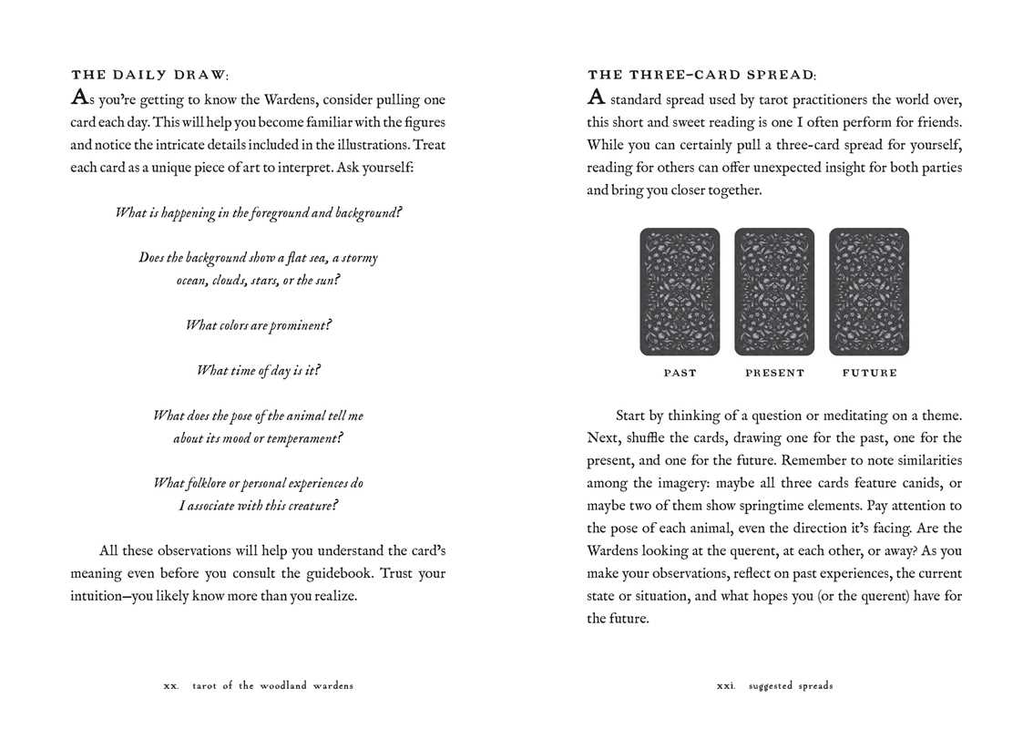 Tarot of the Woodlands Wardens