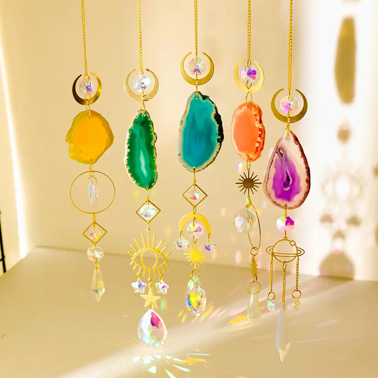 Creative Agate Hanging Sun Catcher