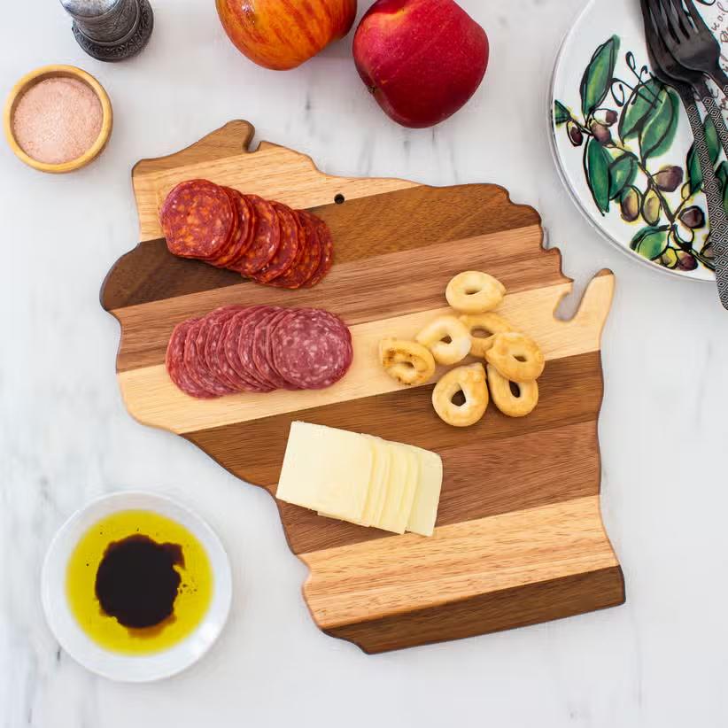 Wisconsin Cutting Board Shiplap