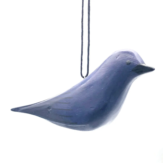 Purple Martin Balsa Wood Ornament
