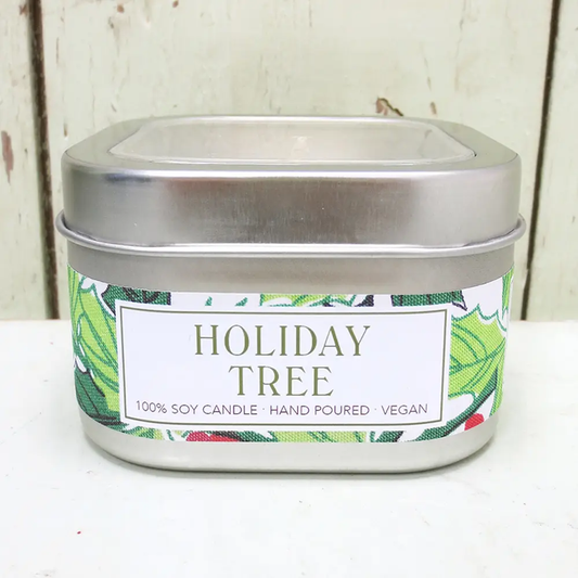 Holiday Tree Soy Candle in Tin