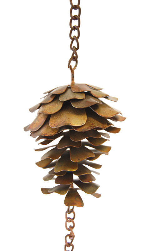 Pine Cone Rain Chain