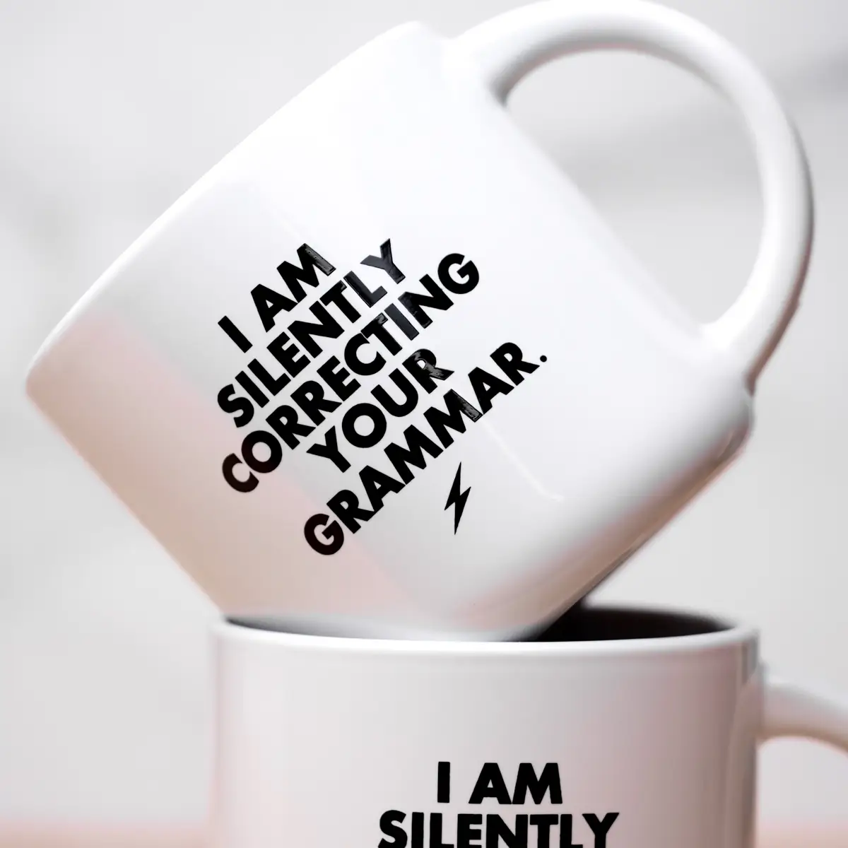 Silently Correcting Grammer Mug