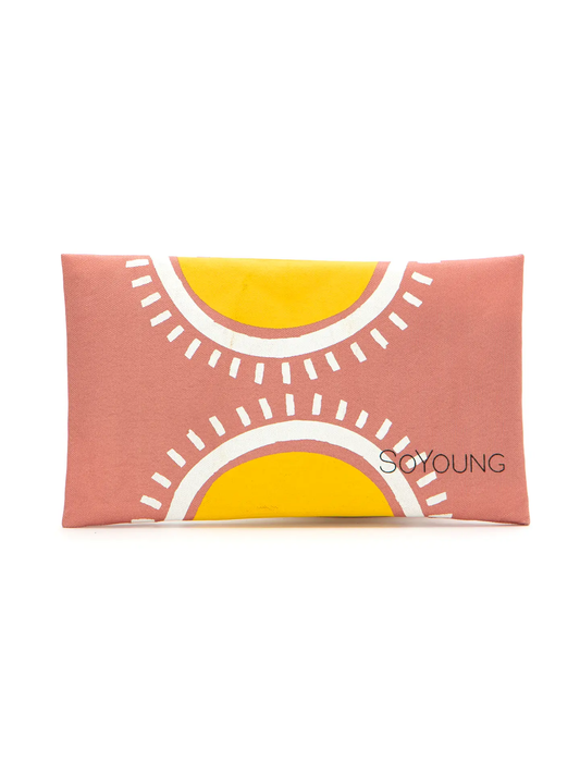 Ice Pack White Flowers-Muted Clay