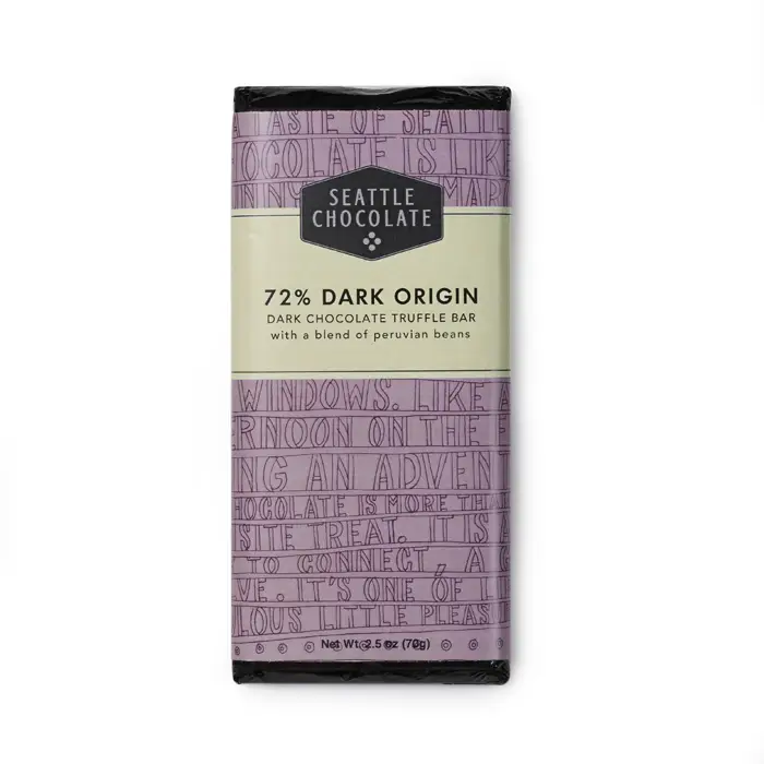 72% Dark Origin Truffle Bar