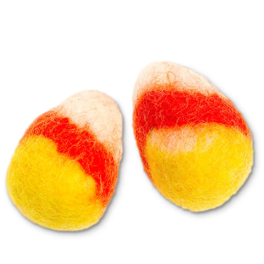 Wool Cat Toys Candy Corn