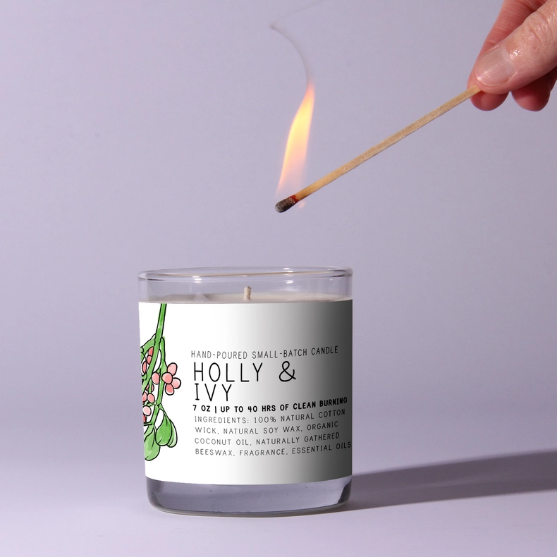 Candle - Holly & Ivy