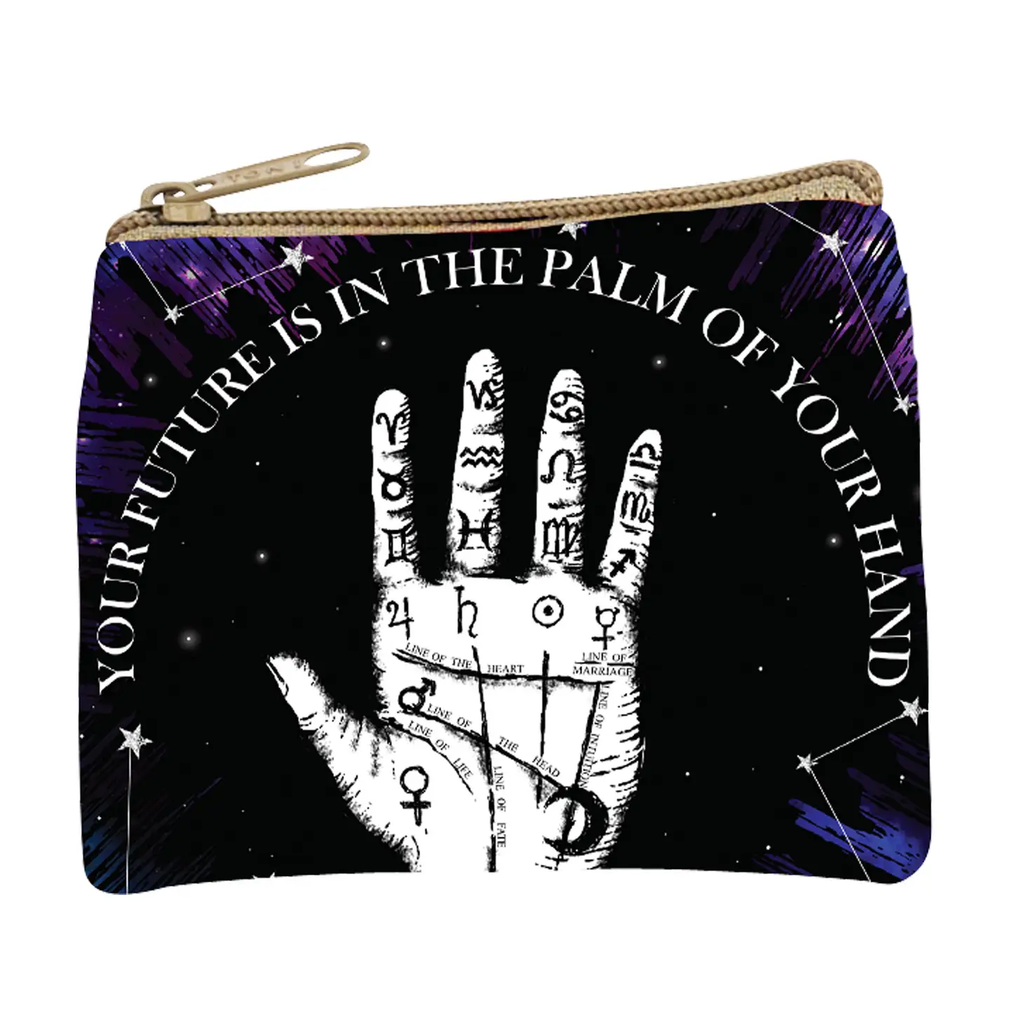 Palmistry Large Coin Purse