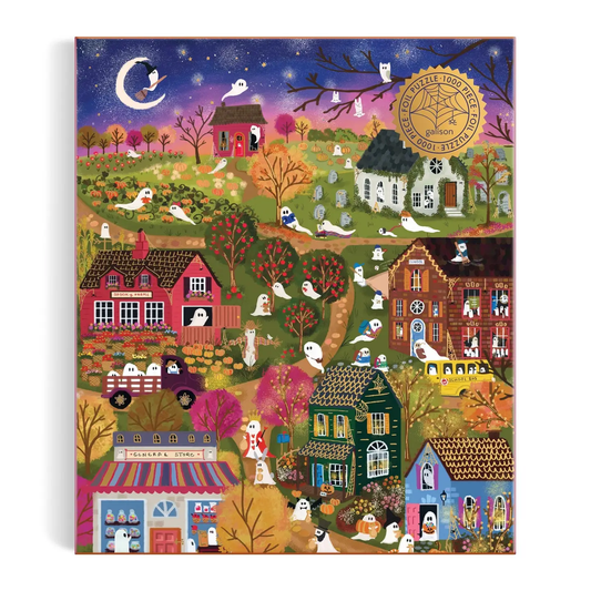 Spooky Village Foil Puzzle 1000pc