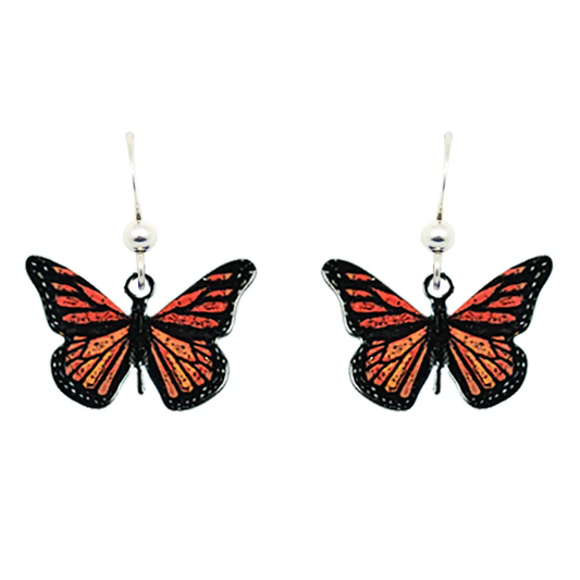 Butterfly Earrings Monarch