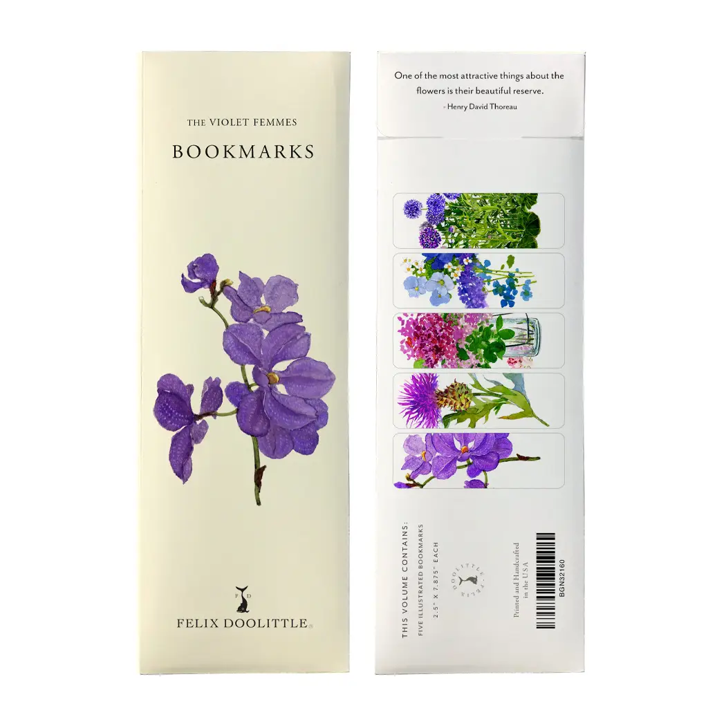 Violet Femmes Bookmark Set