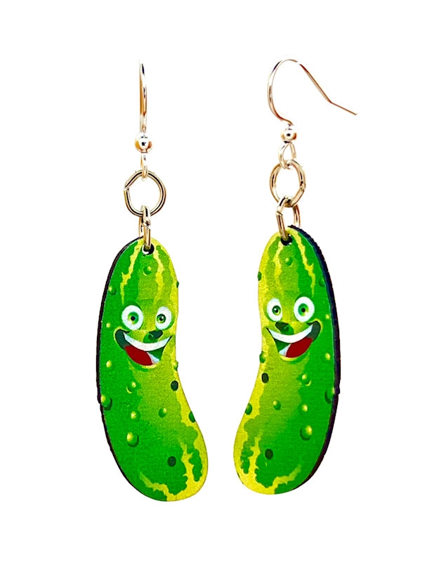 Pickle Earrings