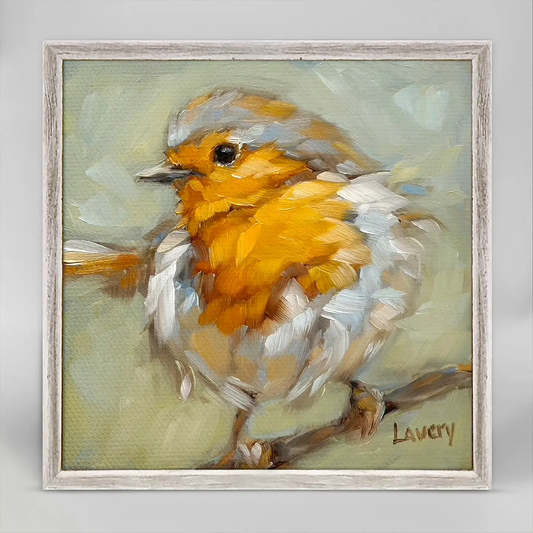 Sign of Spring Bird Mini Canvas