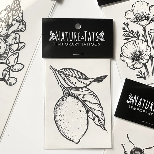 Lemon Temporary Tattoo