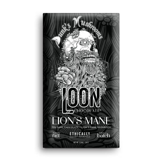 Dark Chocolate with Lion's Mane Powder