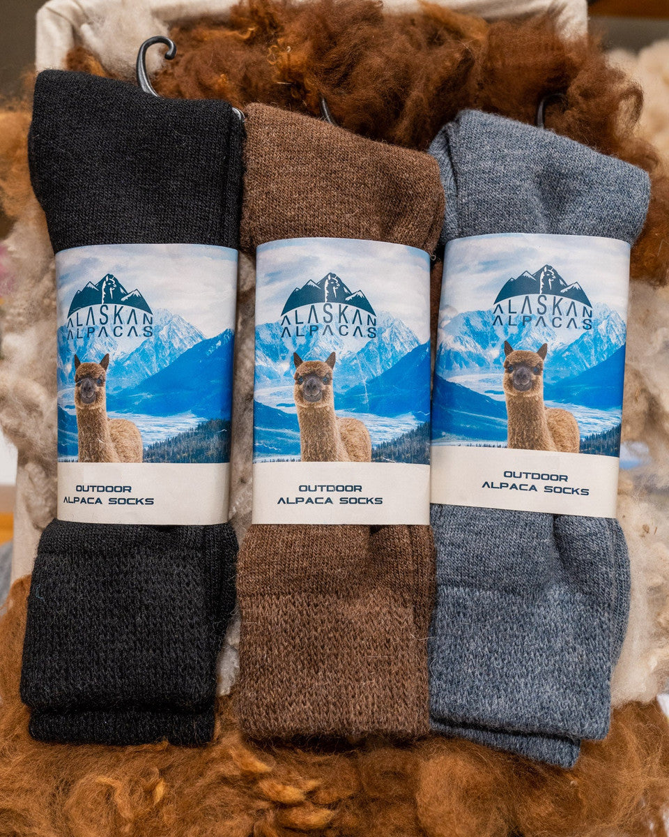 Ladies Alpaca Socks - Outdoor