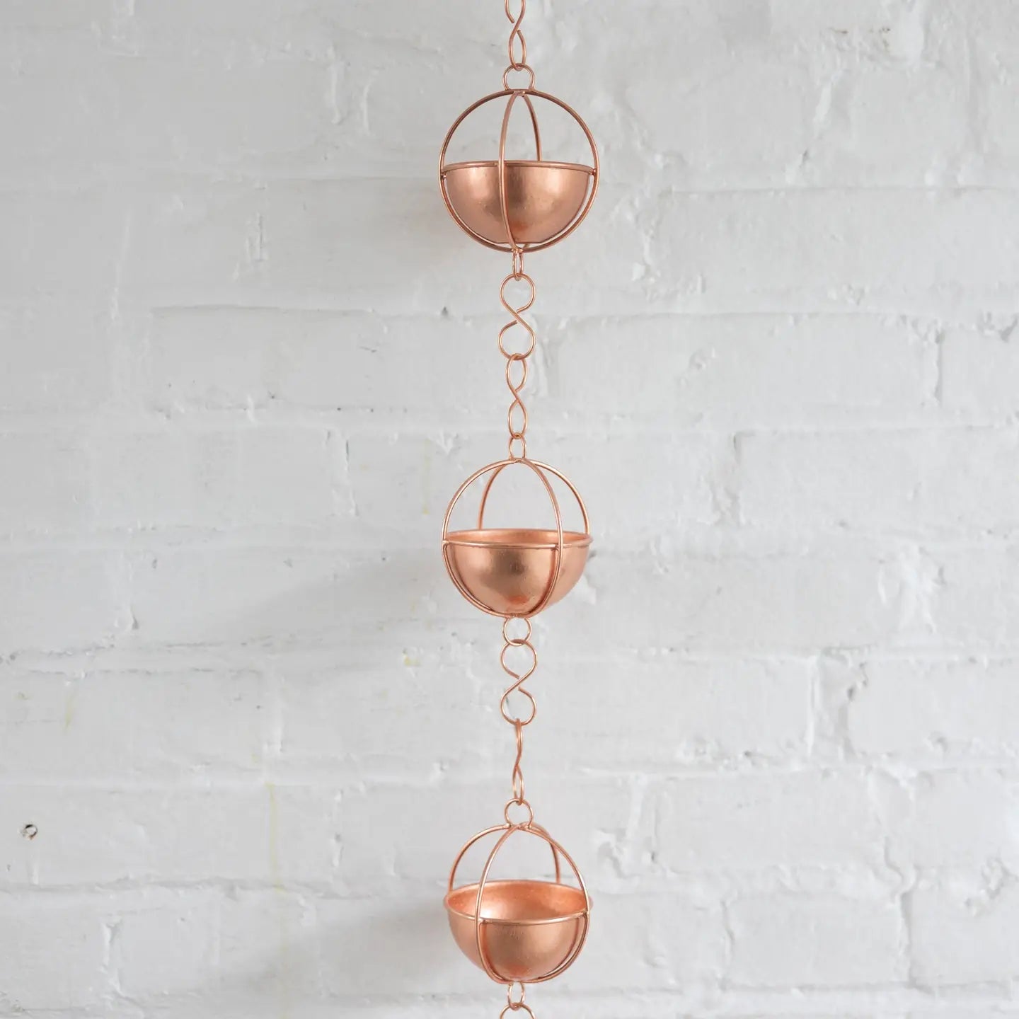 Prava Copper Rain Chain - 7ft