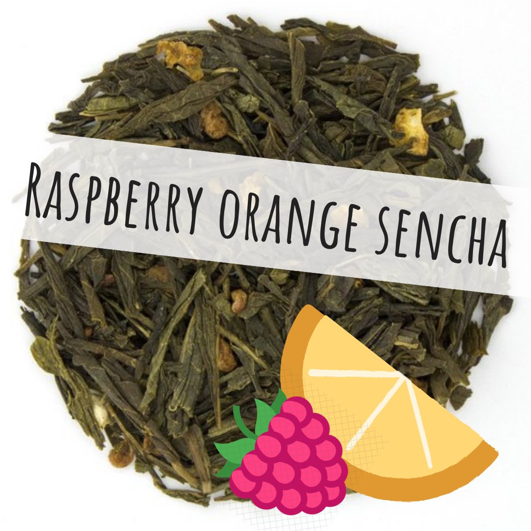 Raspberry Orange Sencha Loose Leaf Tea