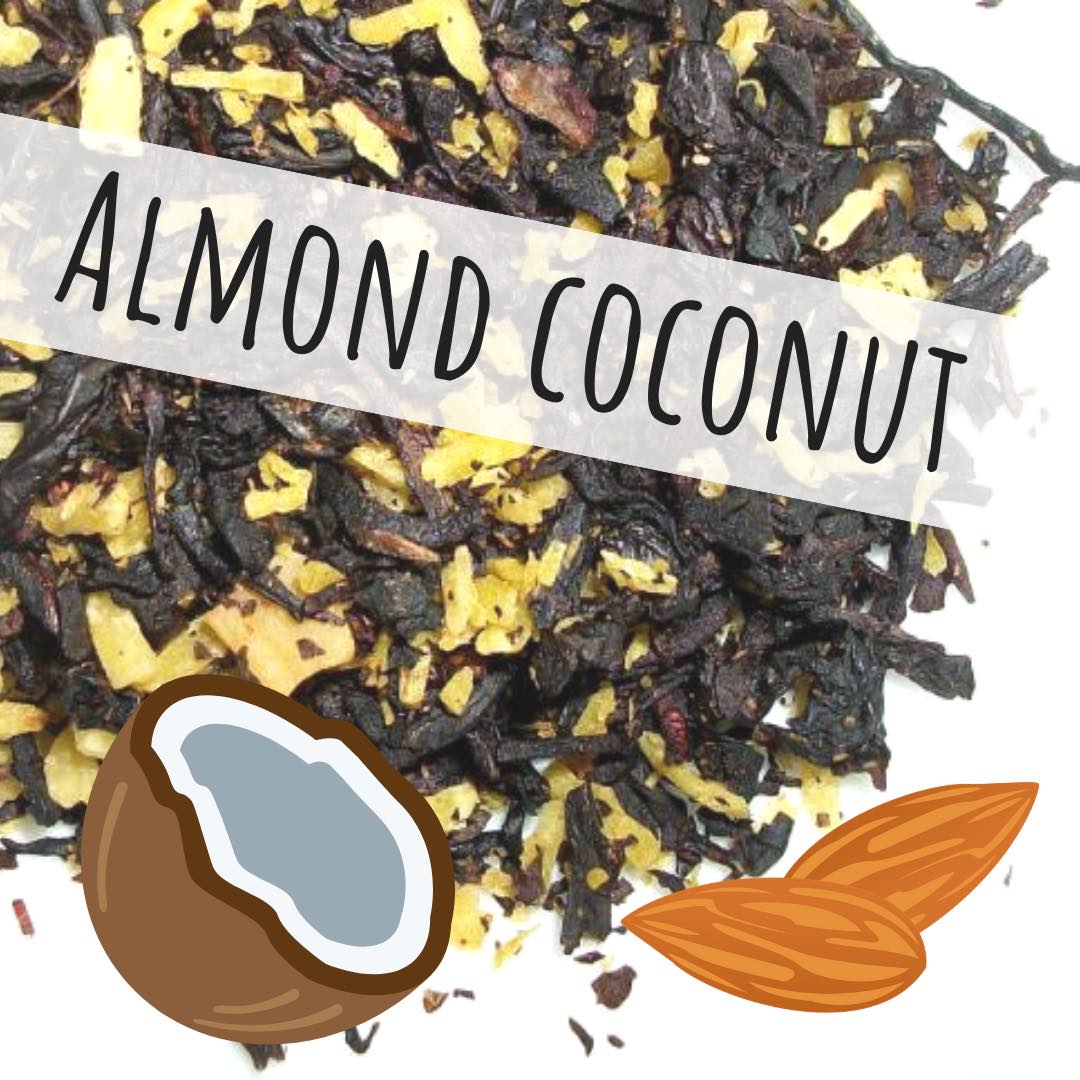 Almond Coconut Black (Snowflake) Loose Leaf Tea