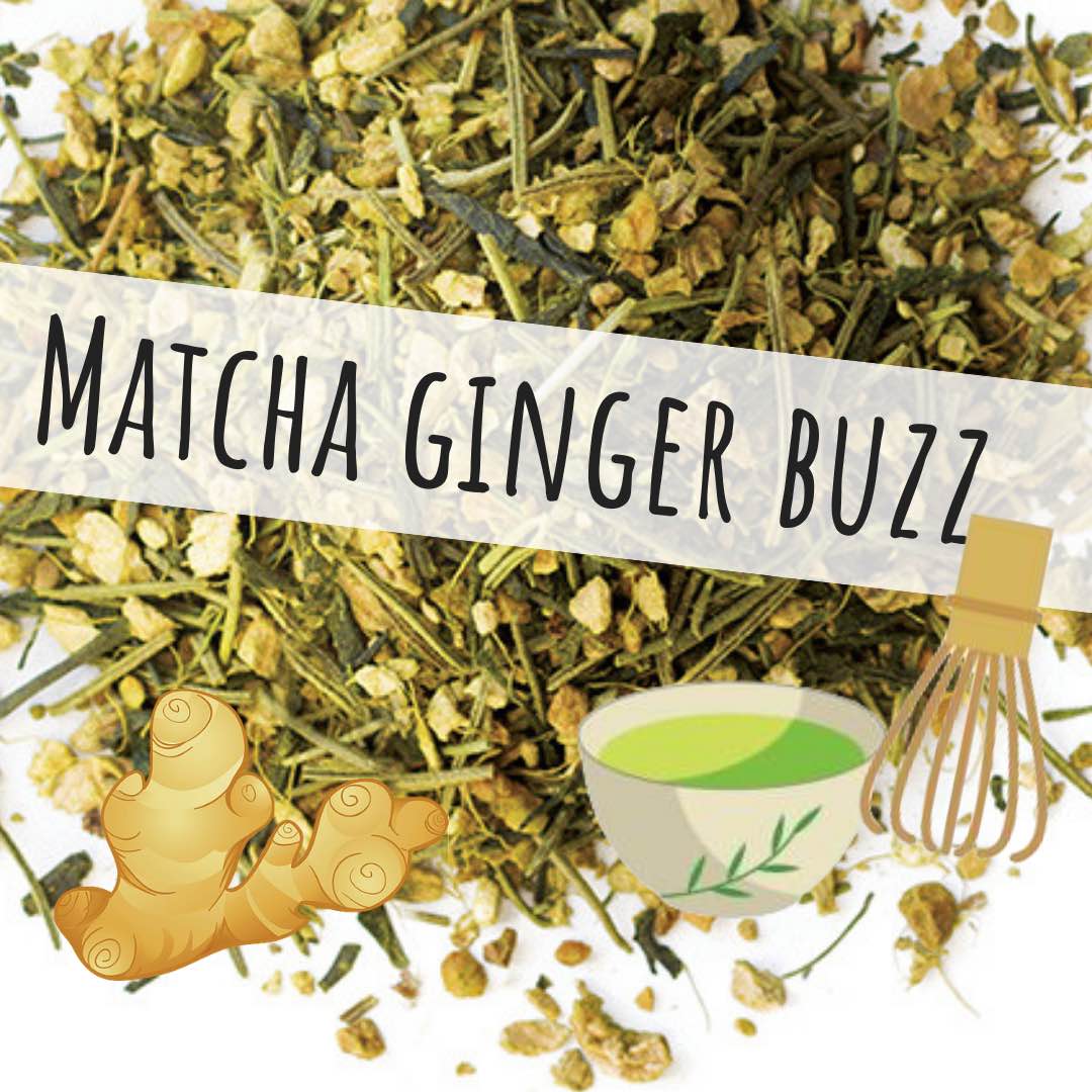 Matcha Ginger Buzz Loose Leaf Tea