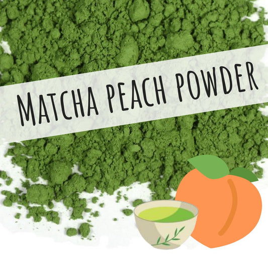 1oz: Matcha Peach Powder
