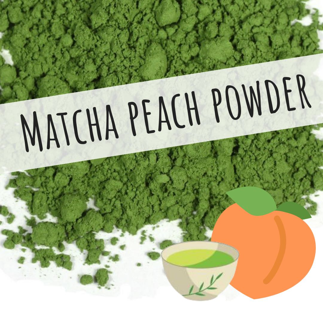 1oz: Matcha Peach Powder