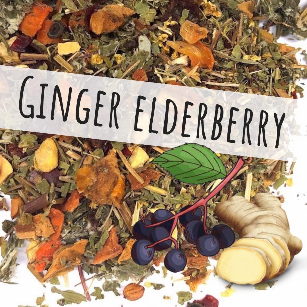 Ginger Elderberry Loose Leaf Tea